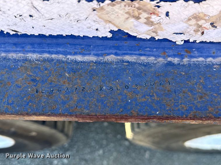 image for item DO8496 2008 Ledwell drop deck equipment trailer