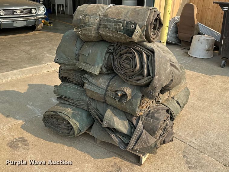 image for item DQ7759 (15) dump truck roll tarps