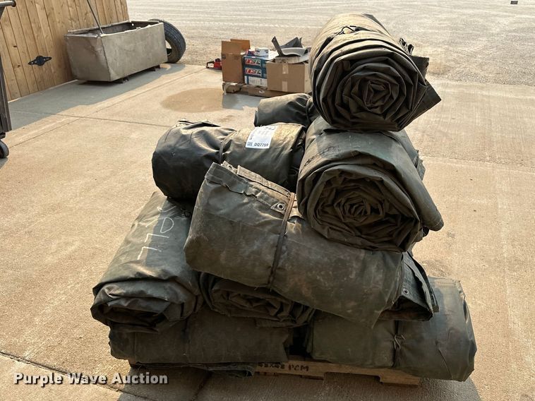 image for item DQ7759 (15) dump truck roll tarps