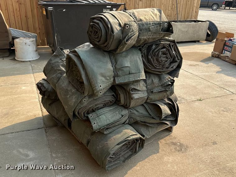image for item DQ7759 (15) dump truck roll tarps