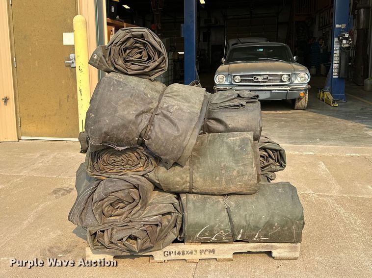 image for item DQ7759 (15) dump truck roll tarps