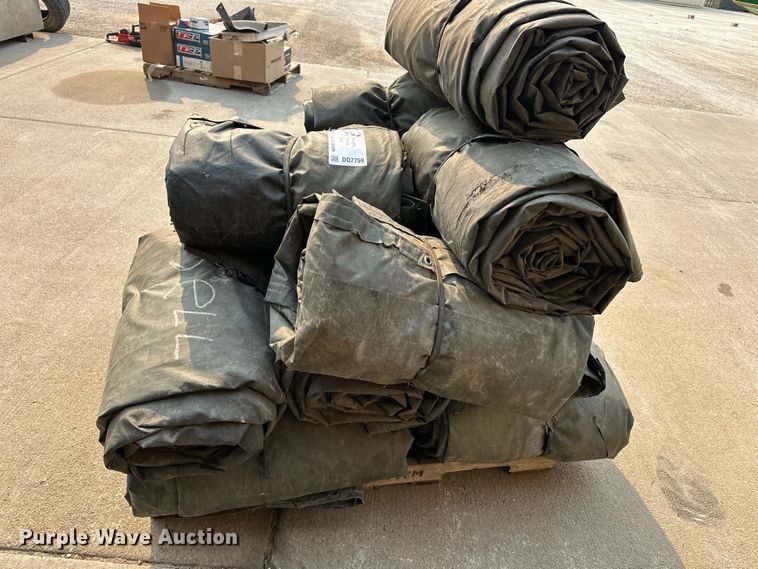 image for item DQ7759 (15) dump truck roll tarps