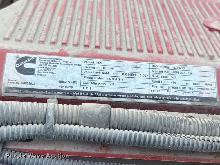 image for item DU3716 2015 Western Star 4900 SB glider kit semi truck 