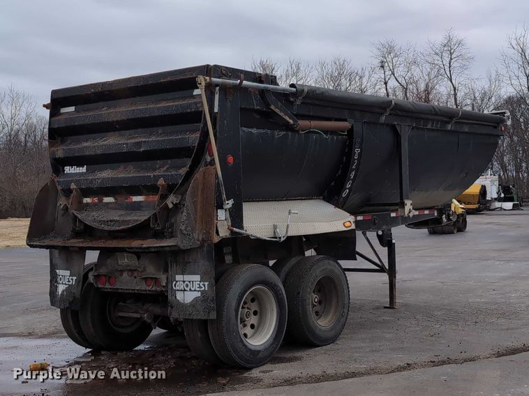 image for item DV0839 2002 Midland St2400 end dump trailer