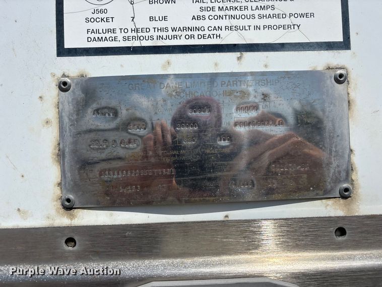 image for item EA4628 2006 Great Dane 7411TP – SA dry van trailer