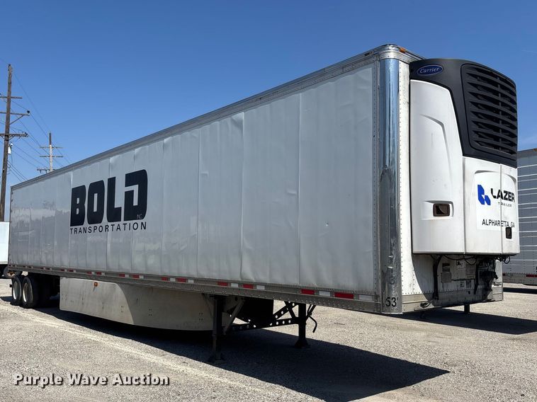 image for item EA4636 2013 Vanguard 1RBB5305 refrigerated van trailer