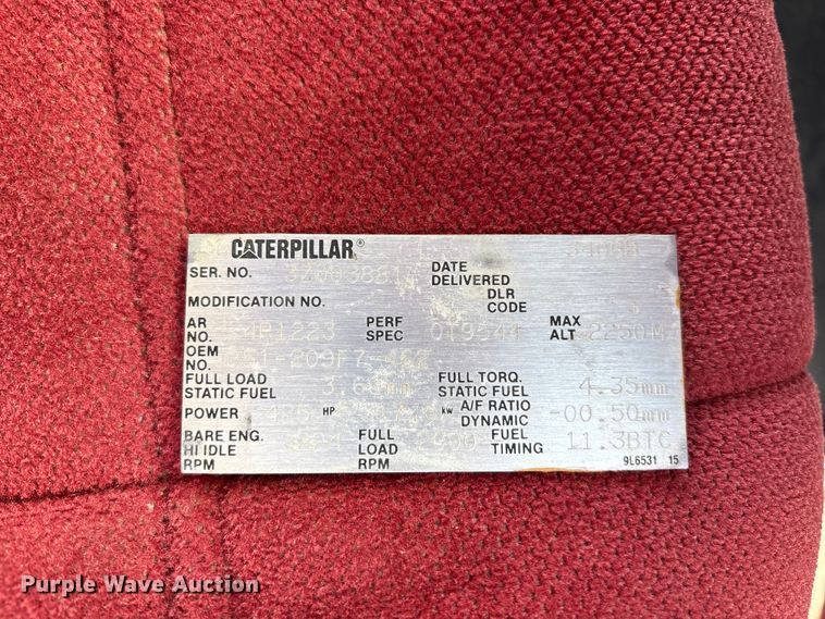 image for item EA4679 1992 Peterbilt 379 semi truck