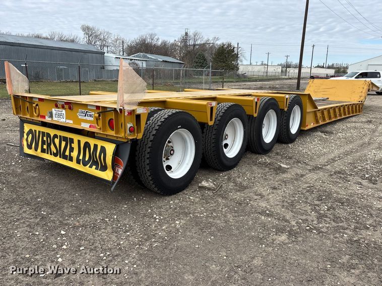 image for item EA4688 1989 Load King 504 DF lowboy equipment trailer