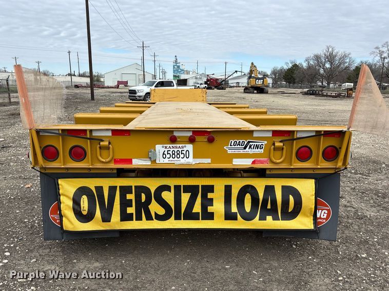 image for item EA4688 1989 Load King 504 DF lowboy equipment trailer