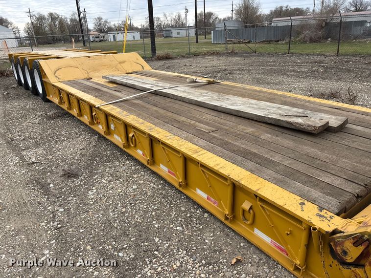 image for item EA4688 1989 Load King 504 DF lowboy equipment trailer