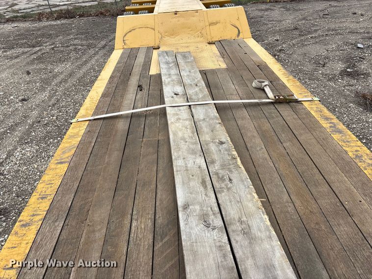 image for item EA4688 1989 Load King 504 DF lowboy equipment trailer