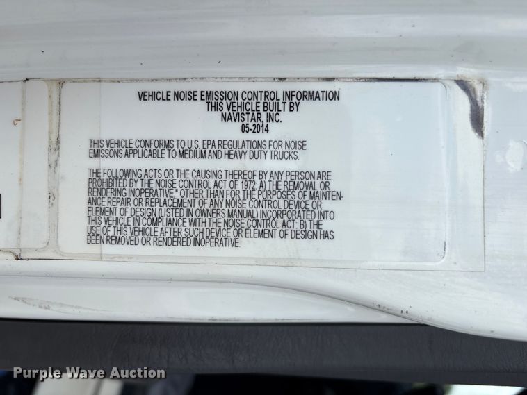 image for item EA7269 2015 International 7600 dump flatbed truck