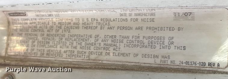 image for item EA7946 2008 Freightliner CL120 semi truck