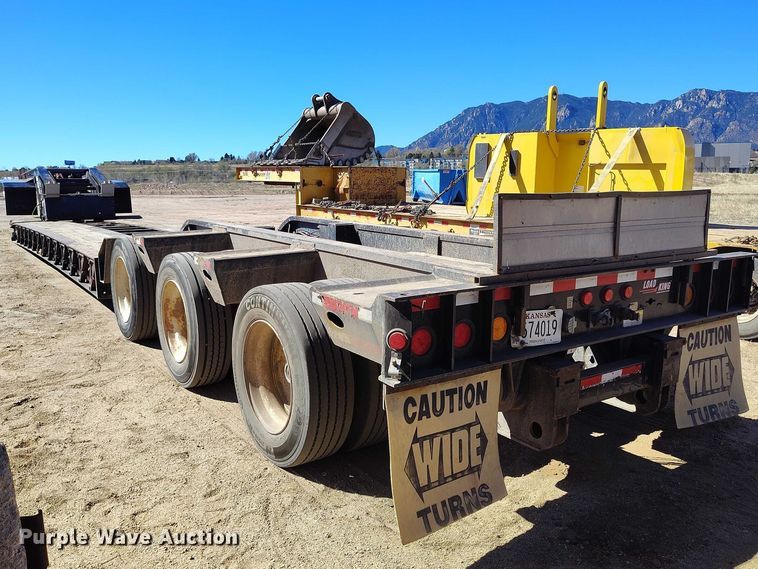 image for item EC8985 2014 Load King 503/604 DDMB lowboy equipment trailer