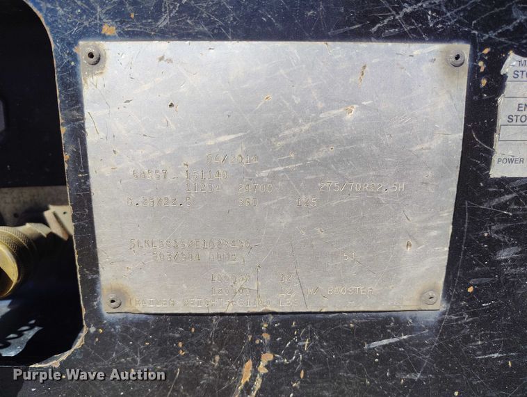 image for item EC8985 2014 Load King 503/604 DDMB lowboy equipment trailer