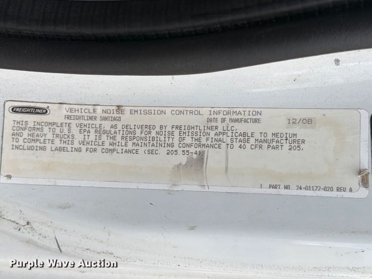 image for item ED5190 2009 Freightliner Business Class M2 roll-off container truck