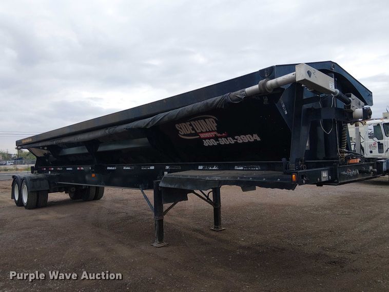 image for item EE5221 2016 Side Dump Ind. DS39BAH1R2R11 side dump trailer
