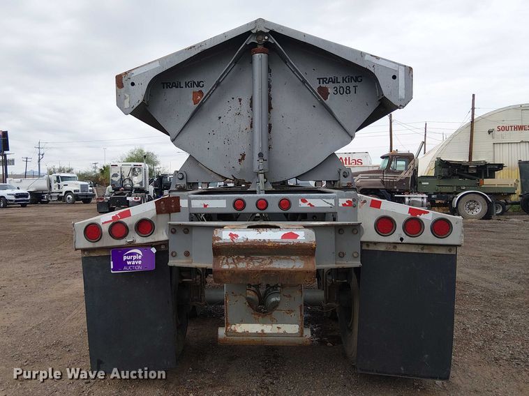image for item EE5222 2002 Trail King Industries side dump trailer
