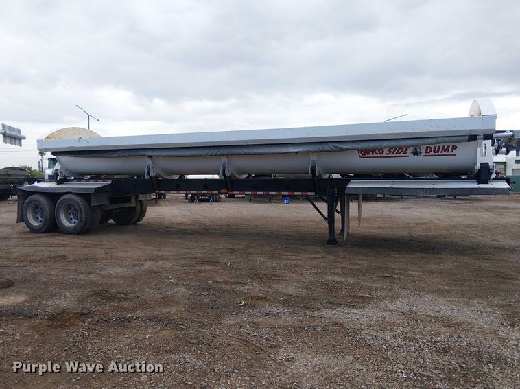 image for item EE5223 2021 Ranco side dump trailer
