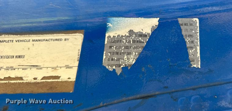 image for item EF2224 1984 Ford FT8000 water truck