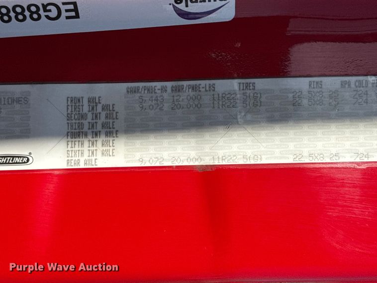 image for item EG8886 2015 Freightliner Cascadia 125 semi truck