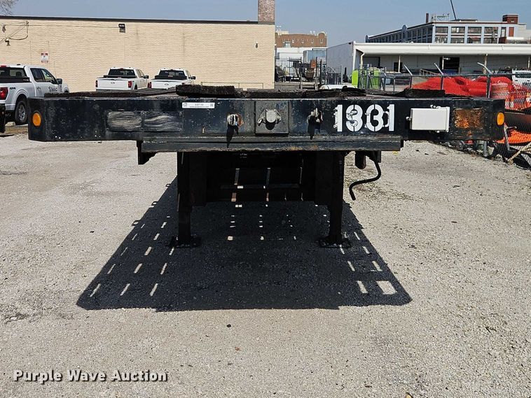 image for item EO7136 1973 Transcraft EDTH-40-56 drop deck equipment trailer