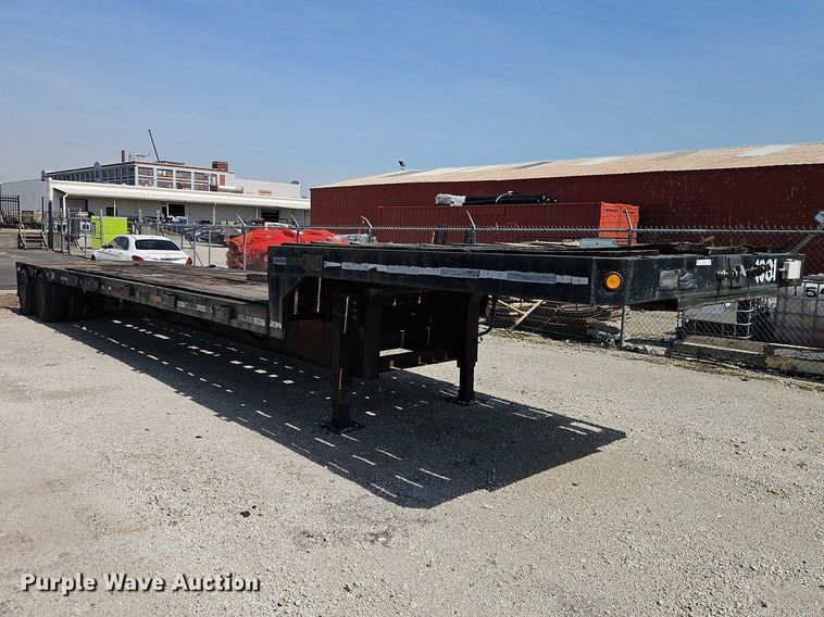 image for item EO7136 1973 Transcraft EDTH-40-56 drop deck equipment trailer