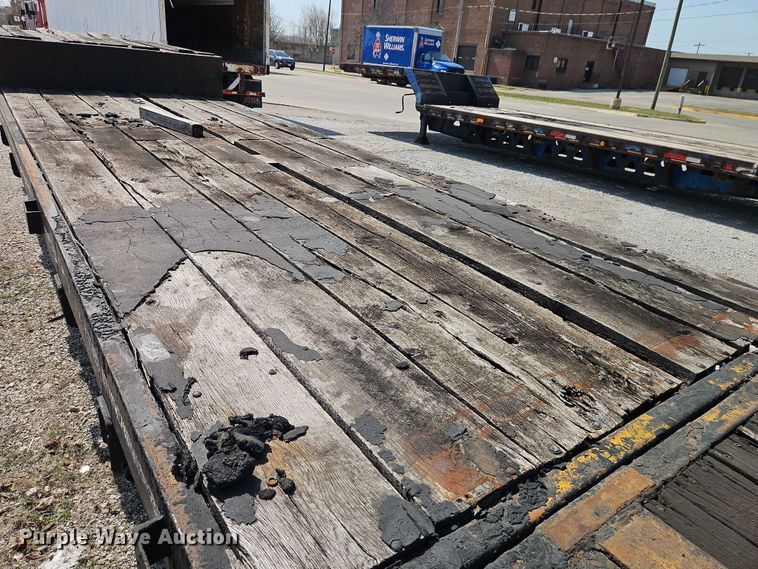 image for item EO7136 1973 Transcraft EDTH-40-56 drop deck equipment trailer