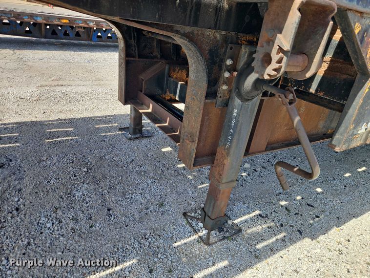 image for item EO7136 1973 Transcraft EDTH-40-56 drop deck equipment trailer