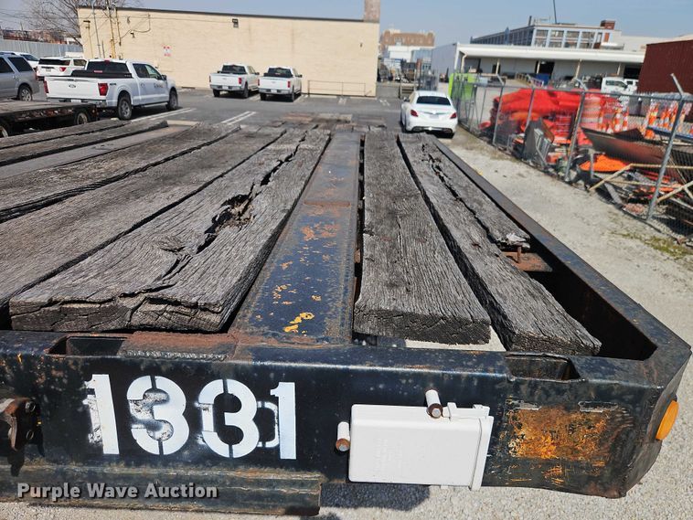 image for item EO7136 1973 Transcraft EDTH-40-56 drop deck equipment trailer