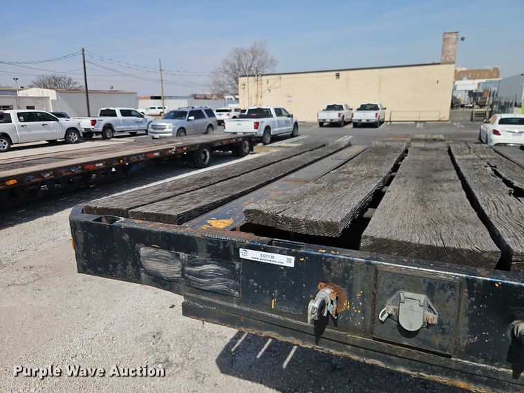 image for item EO7136 1973 Transcraft EDTH-40-56 drop deck equipment trailer