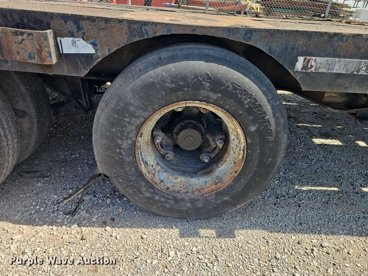 image for item EO7136 1973 Transcraft EDTH-40-56 drop deck equipment trailer