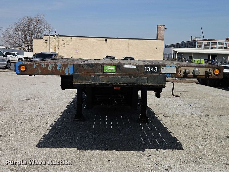 image for item EO7138 2001 Trail King TK70LCS-482 drop deck equipment trailer