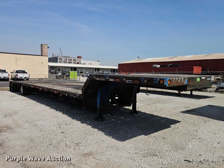 image for item EO7138 2001 Trail King TK70LCS-482 drop deck equipment trailer