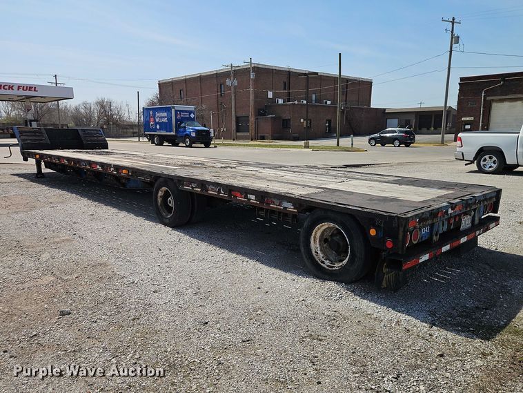 image for item EO7138 2001 Trail King TK70LCS-482 drop deck equipment trailer