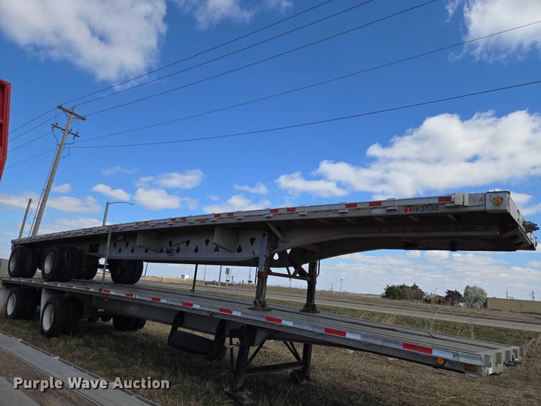 image for item ET1438 2007 Manac flatbed trailer