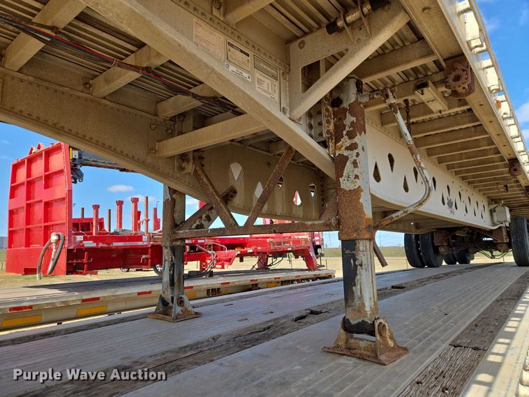 image for item ET1438 2007 Manac flatbed trailer