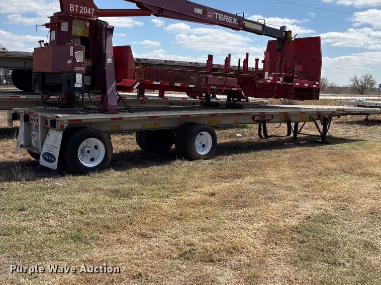 image for item ET1440 1986 Ravens flatbed trailer