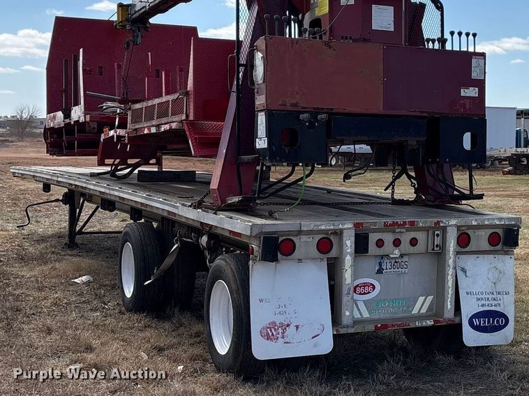 image for item ET1440 1986 Ravens flatbed trailer