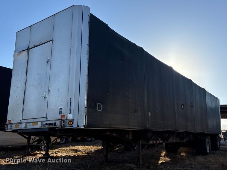 image for item ET1451 2013 Utility Trailer Manufacturer side curtain trailer