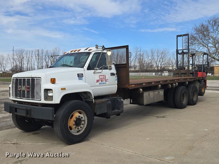 image for item ET5000 2000 GMC C8500 flatbed truck