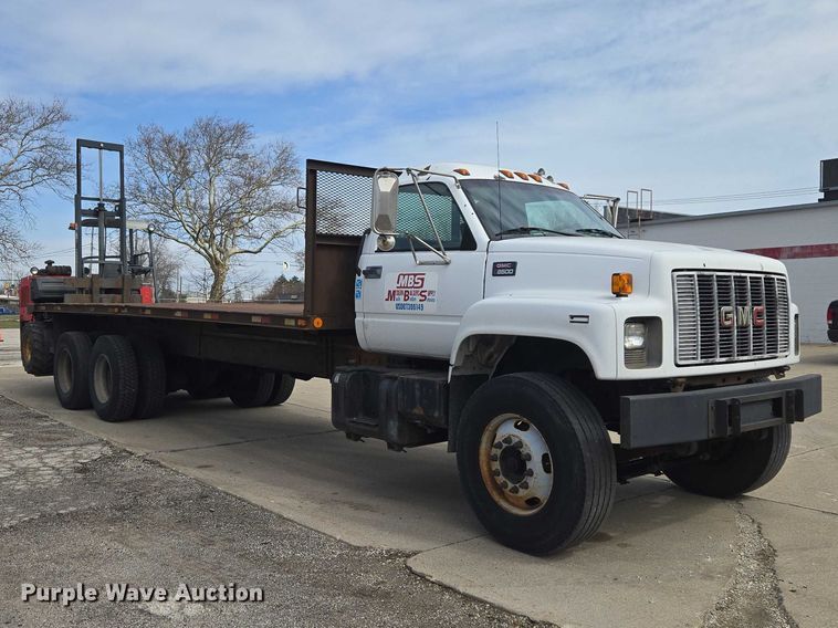 image for item ET5000 2000 GMC C8500 flatbed truck