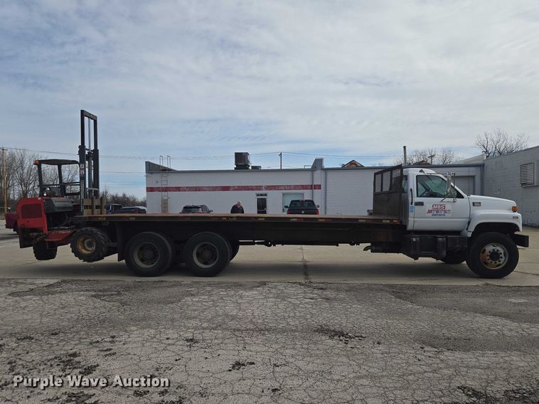 image for item ET5000 2000 GMC C8500 flatbed truck