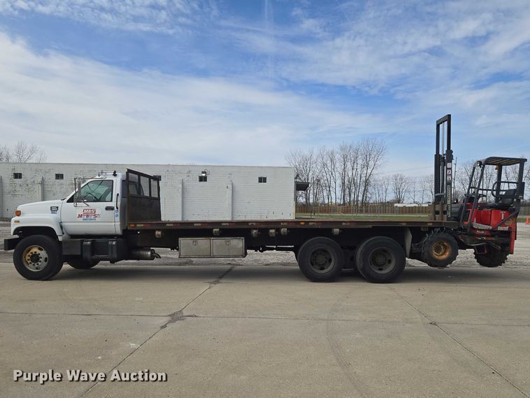 image for item ET5000 2000 GMC C8500 flatbed truck