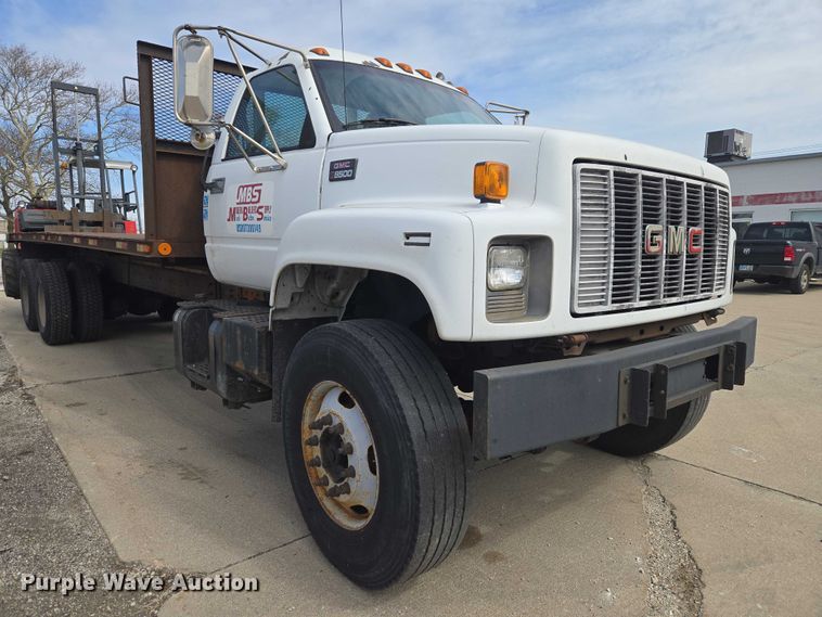 image for item ET5000 2000 GMC C8500 flatbed truck