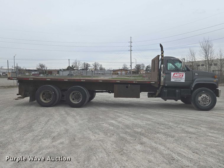 image for item ET5008 2000 GMC C8500 flatbed truck