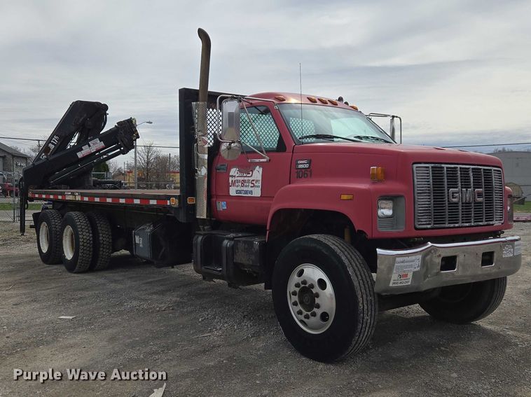 image for item ET5012 2000 GMC C8500 crane truck