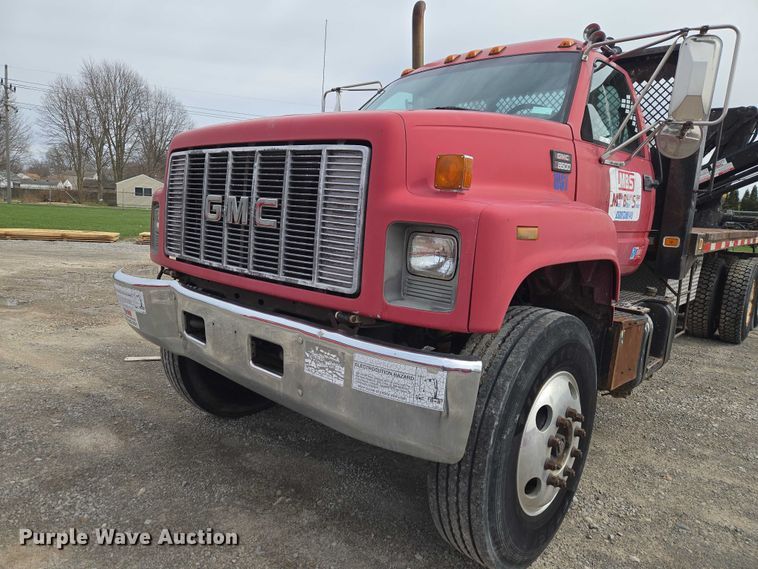 image for item ET5012 2000 GMC C8500 crane truck