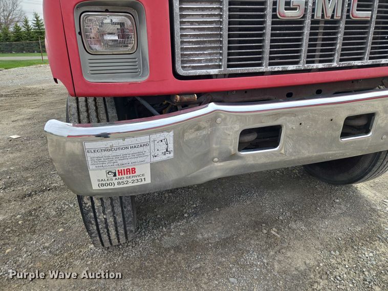 image for item ET5012 2000 GMC C8500 crane truck