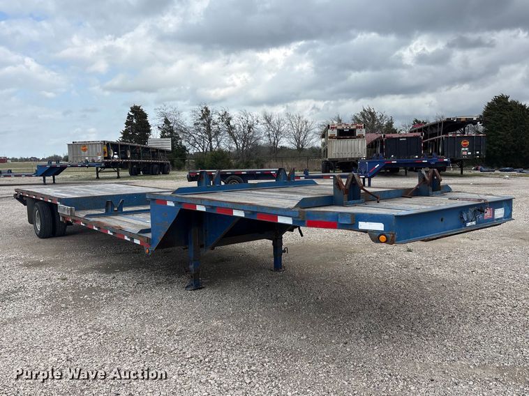 image for item EU0337 2005 Falcon Utility L-MF35 double drop deck trailer